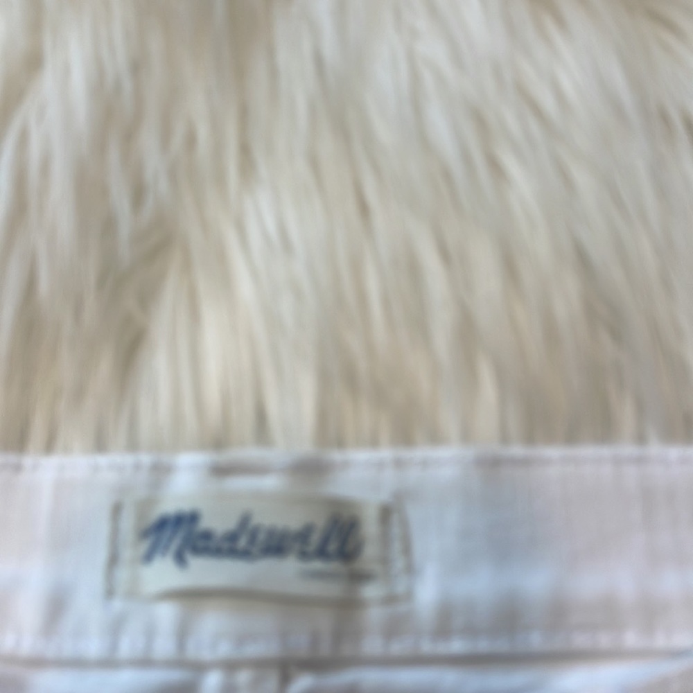 Madewell Alley Straight Jeans in White - Picture 4 of 7